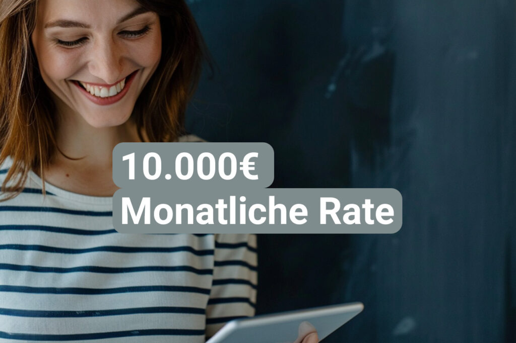 10.000 Euro Monatliche Rate berechnen